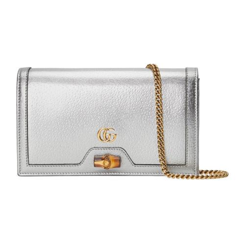  GUCCI古驰 22年秋冬 女士 Gucci Diana竹节迷你手袋 696817 1TR0T 8106