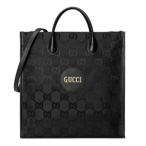 GUCCI/古驰  Off the Grid系列 黑色尼龙可回收材料长款离网手提袋 630355 H9HAN 1000
