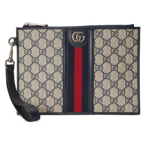  GUCCI古驰 22年秋冬 男士 Ophidia系列GG手拿包 672989 96IWN 4076