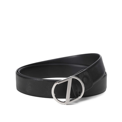 Z ZEGNA/杰尼亚 男士皮革圆形Z字头板扣式皮带腰带BSFFA59QCP