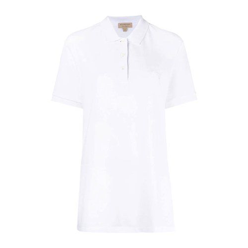 BURBERRY/博柏利20春夏 女装 服饰 时尚休闲 白色 棉质半袖上衣 女士短POLOT恤 8002729