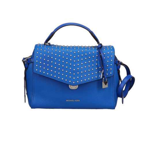 Michael Kors/迈克·科尔斯 女包女士蓝色皮革时尚百搭单肩包斜挎包手提包 30H7SZKS2IDE446