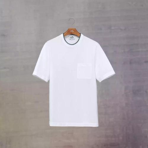  HERMES爱马仕 22年秋冬 男士 短袖T恤 T-shirt ??piqures Sellier?? H267770HA90ME