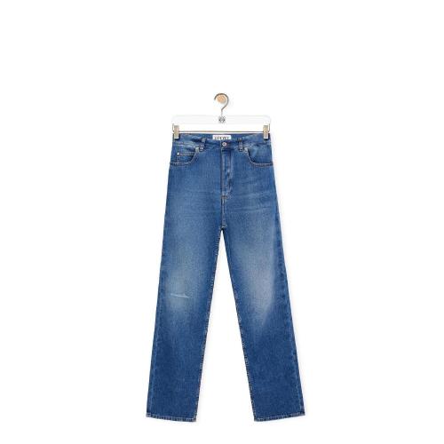  LOEWE罗意威 22年秋冬 男士 牛仔裤 Jeans in washed denim H526Y11X25-5380