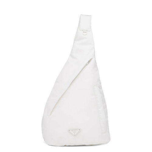 PRADA/普拉达  男士白色尼龙皮革单肩背包2VZ092_2DW3_F0009_V_OOO