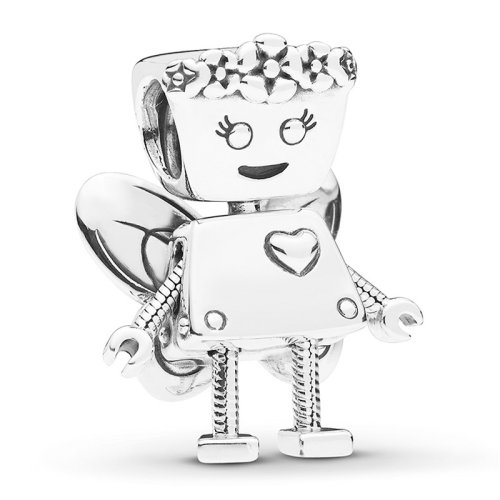 PANDORA/潘多拉 女士银色925银可爱贝拉机器人串饰串珠 797856