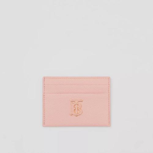  BURBERRY 22年秋冬 女士 粒纹皮革 TB 卡片夹 80623801