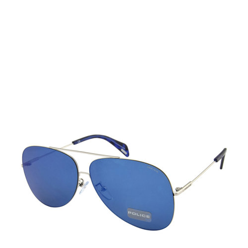 Police/警察 男女款太阳镜 时尚飞行员蛤蟆镜大框轻薄墨镜眼镜 SPL406 62mm