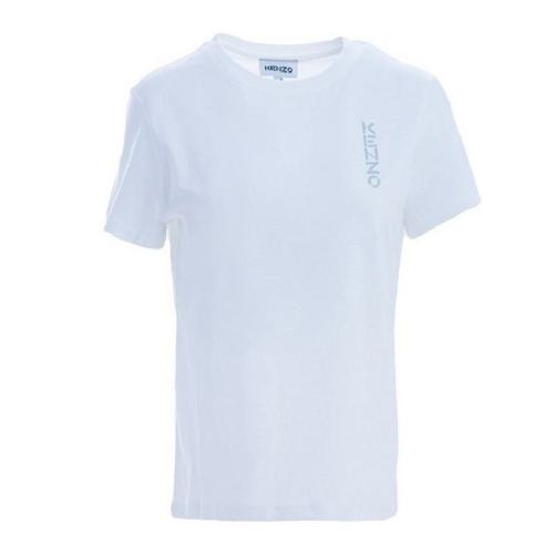  KENZO/高田贤三 女士白色棉质短袖T恤 FB62TS8474SA 01B PLFSX