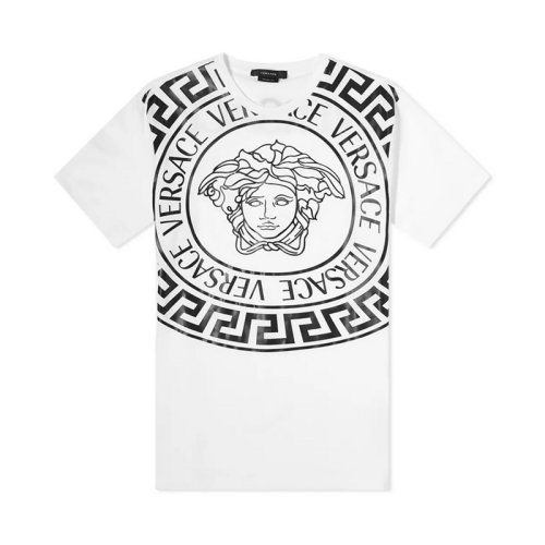  VERSACE/范思哲 男士印花棉质短袖T恤 1000849 1A00614 2W020 PLFSX