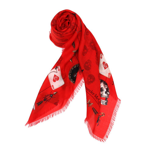 Alexander McQueen/亚历山大麦昆 女士方围巾6289003418Q