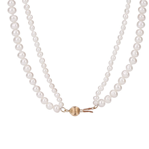 GeleiStory/GeleiStory自由系列18k淡水珍珠双层珍珠项链珠宝礼盒生日礼物创意礼品