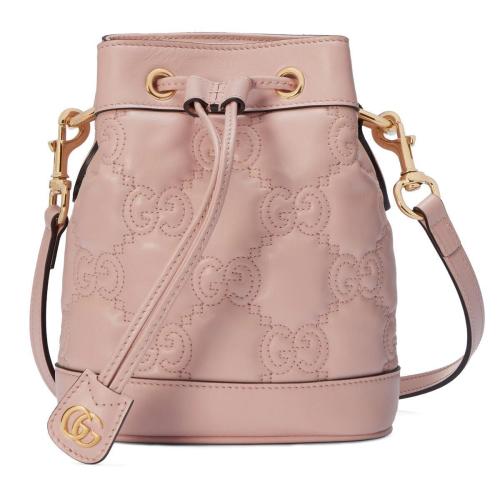  GUCCI古驰 22年秋冬 女士 GG Matelasse皮革水桶包 728231 UM8HG 5941