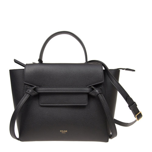 CELINE/赛琳 BELT系列 女士小牛皮粒面斜挎包鲶鱼包手提包