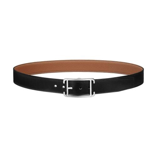  HERMES爱马仕 22年秋冬 男士 腰带 Ceinture reversible Society 32 H079634CBAE090