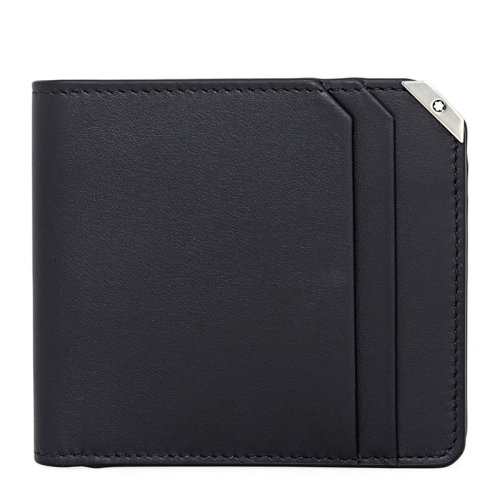 MontBlanc/万宝龙 男士黑色皮革卡包 114667