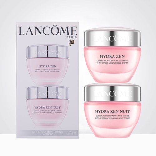 Lancome/兰蔻  兰蔻水份缘舒缓面霜2件套装日霜50ml+晚霜50ml