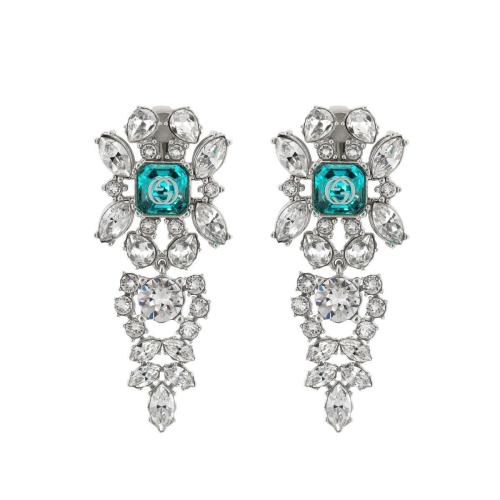  GUCCI古驰 22年秋冬 女士 水晶互扣式双G耳环 676528 I5959 8136