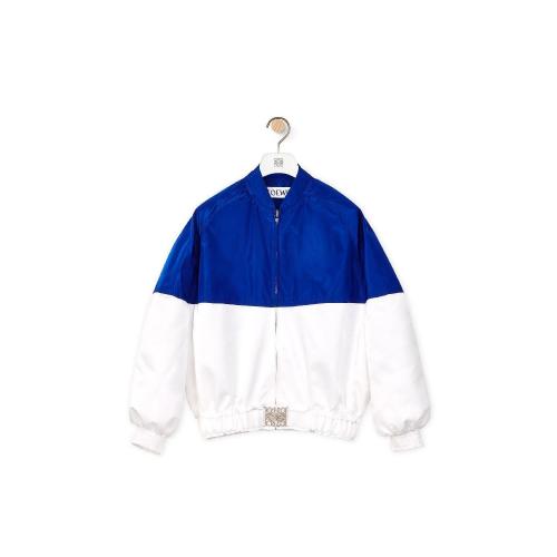  LOEWE罗意威 22年秋冬 女士 夹克 Bomber jacket in silk and polyester S540Y02X51-5080