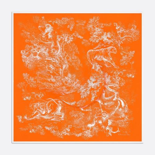  DIOR迪奥 22年春夏 女士 帽子 Visiere en soie Toile de Jouy Reverse 21JOU150I602_C242