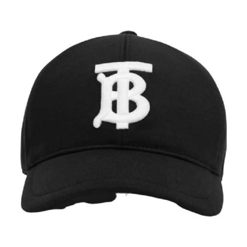  BURBERRY 22年秋冬 女士 专属标识图案棉质平织棒球帽 80381411 预定商品1-3周发货