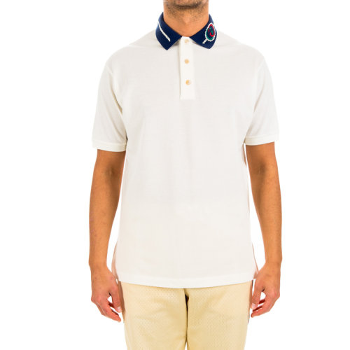 GUCCI/古驰  古琦男装 时尚简约 男士白色棉质短POLO 598960 XJB0X 9280 HKY012467