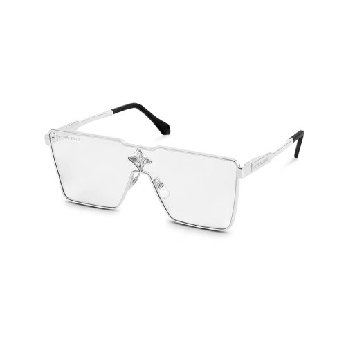 Louis Vuitton/路易威登 22年秋冬新款 CYCLONE METAL系列 男士透明防蓝光镜片银色金属框架太阳眼镜墨镜Z1701U