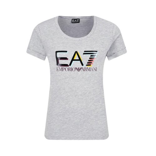  Emporio Armani/安普里奥阿玛尼 女士灰色棉质短袖T恤 3GTT20 J12Z 3905 PLFSX