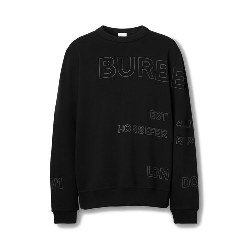 BURBERRY/博柏利 Horseferry 印花棉质男卫衣运动衫 80375531