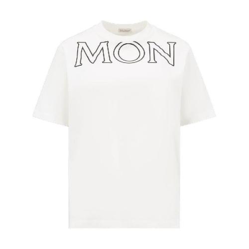  MONCLER蒙可蒙克莱 22年秋冬 女士 短袖T恤 Logo T-Shirt H20938C00022829HP033