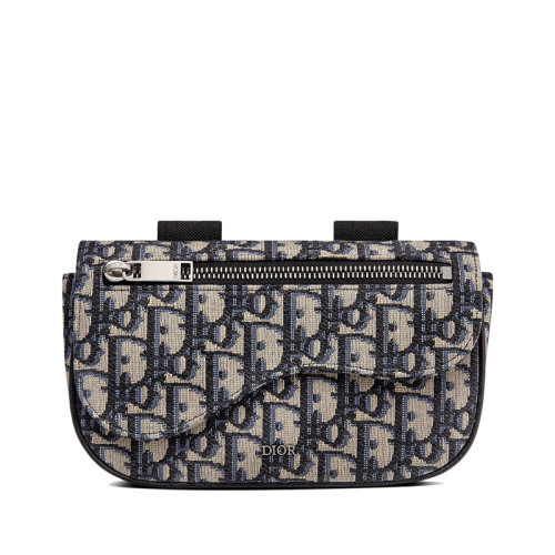 DIOR/迪奥 22春夏新款SADDLE系列 男士经典老花提花面料腰包马鞍臂包2ADCA392YKY_H05E