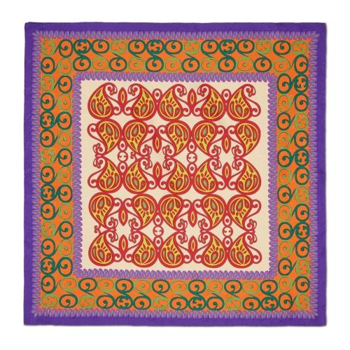  GUCCI古驰 22年秋冬 男士 互扣式双G真丝提花围巾 710976 4GAEV 7171