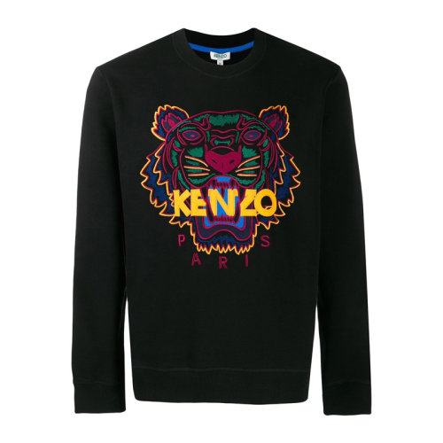 KENZO/高田贤三  男装 服装 棉质虎头图案圆领套头衫 男士卫衣