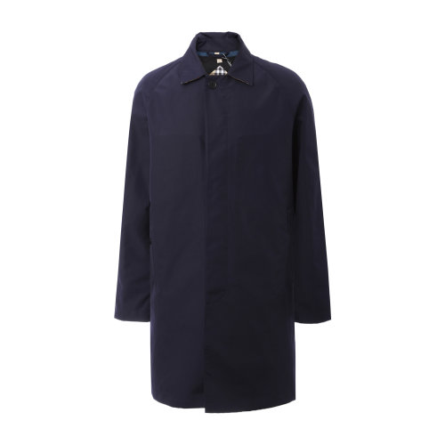 BURBERRY/博柏利 深蓝色可拆卸内胆男士大衣 男士外套 夹克 棉服 瑕疵特卖（陈列痕迹，不影响使用）