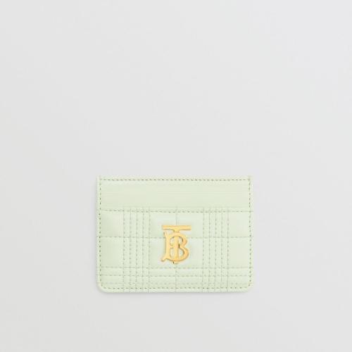  BURBERRY 22年秋冬 女士 Lola – 绗缝羔羊皮萝纳卡片夹 80552161