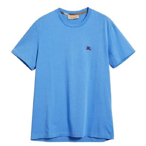  BURBERRY/博柏利 男士蓝色棉质短袖T恤 40618221 PLFSX