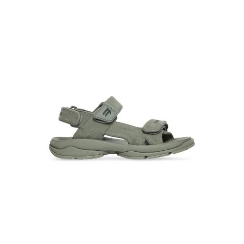 BALENCIAGA巴黎世家 22年秋冬 男士 平底凉鞋 TOURIST SANDAL MONOCOLOR 706279W2CCA3300