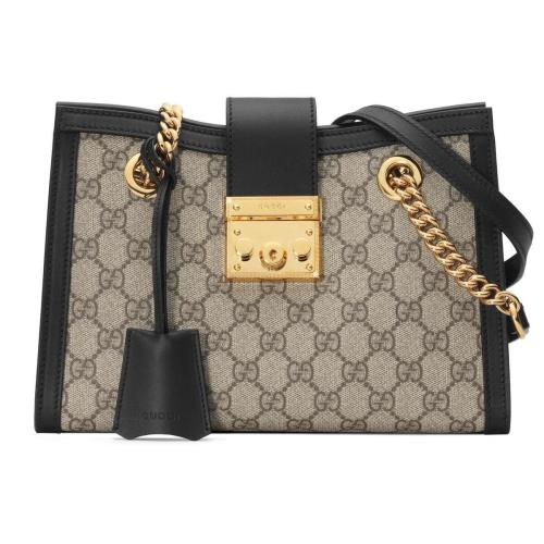  GUCCI古驰 22年秋冬 女士 Padlock系列小号GG肩背包 498156 KHNKG 9769 预定商品2-6周发货