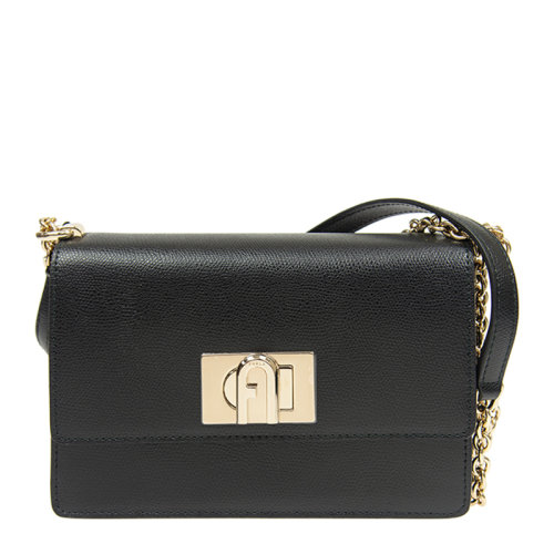 FURLA/芙拉 1927系列女士纯色旋扣翻盖开合单肩包斜挎包链条包女包 BAFKACO-ARE000 多色可选