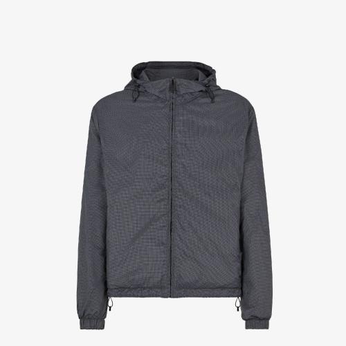  FENDI芬迪 22年春夏 男士 夹克 灰色尼龙夹克 FW1088AHC4F0RP3