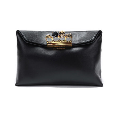 Alexander McQueen/亚历山大麦昆 女士皮革手拿包 631864 CSRRT