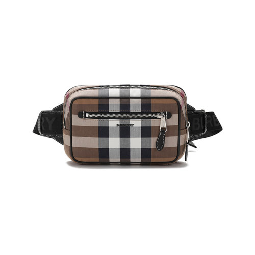 BURBERRY/博柏利  男款织物胸包腰包斜挎包 80420381