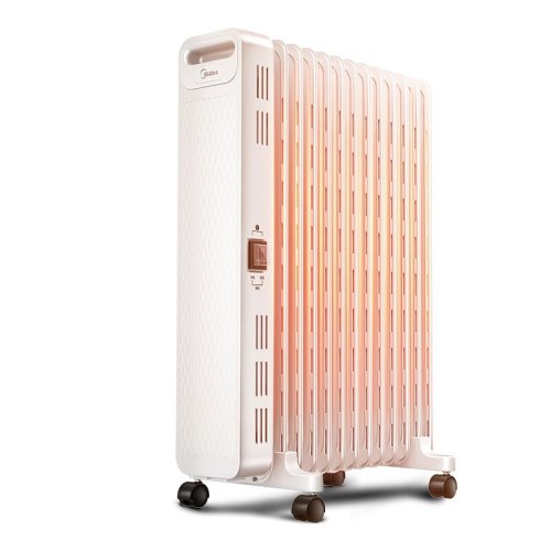 Midea/美的 取暖器/电暖器/电暖气片 家用烘衣13片大面积 节能电热油汀HYX22N