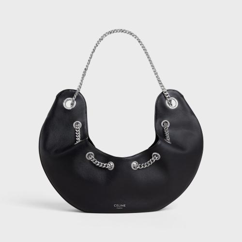 CELINE赛琳思琳 22年秋冬 女士 手提包 A_VA大号光滑牛皮革链条手袋 198993DGQ.38SI