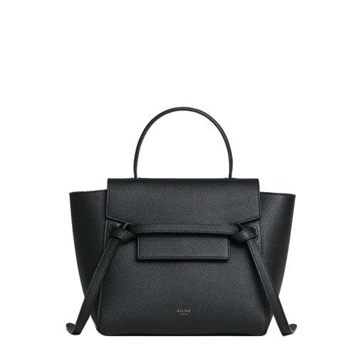 CELINE/赛琳 经典款NANO BELT女士小牛皮手提单肩包鲶鱼包