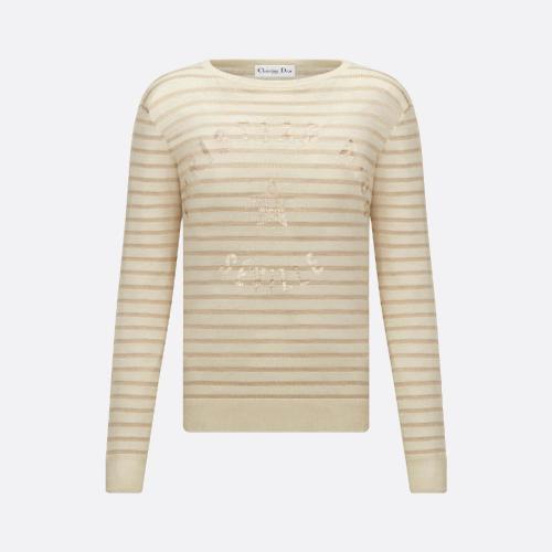  DIOR迪奥 22年秋冬 女士 针织衫 Pull SéVILLE 314S51AM918_X1998