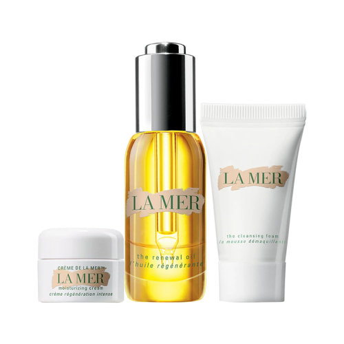 La Mer/海蓝之谜2021圣诞限量套装 臻璨焕活精华油30ml+面霜5ml+洁面7ml