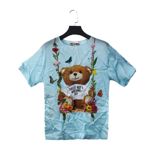 MOSCHINO/莫斯奇诺女士蓝色连衣裙DV04300458 瑕疵折扣