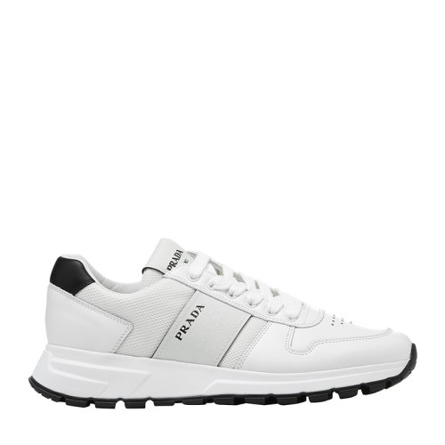 PRADA/普拉达22年男士白鞋运动休闲鞋4E35713L3
