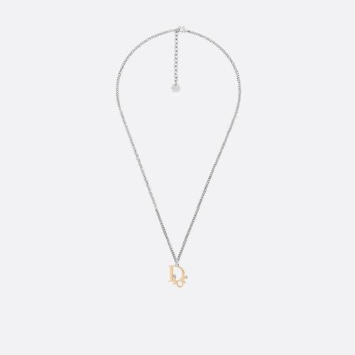 DIOR迪奥 22年秋冬 男士 项链 Dior Oblique 吊坠项链 N1337HOMMT_D012 预定商品1-3周发货